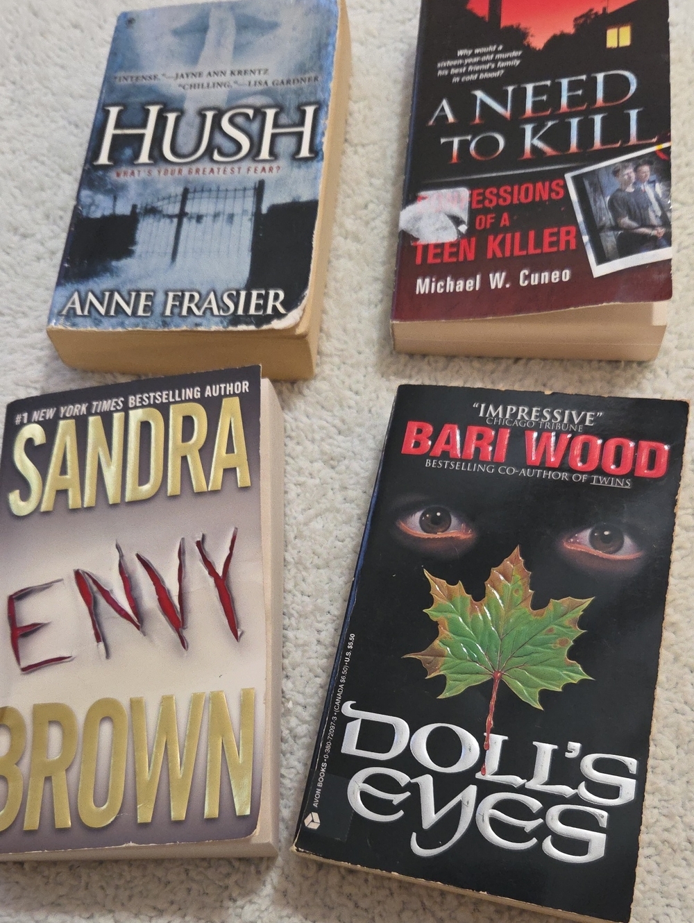 SET OF 4 PAPERBACK NOVELS
